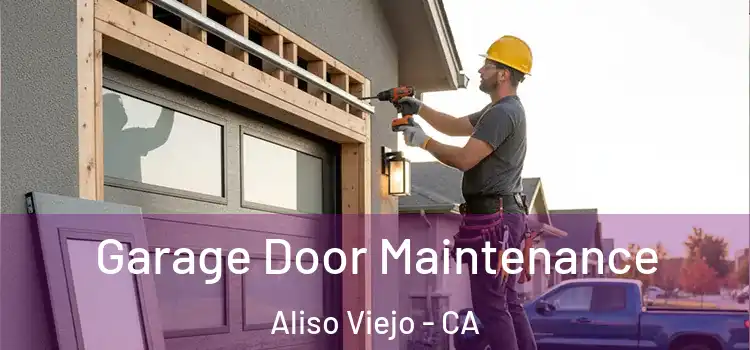  Garage Door Maintenance Aliso Viejo - CA